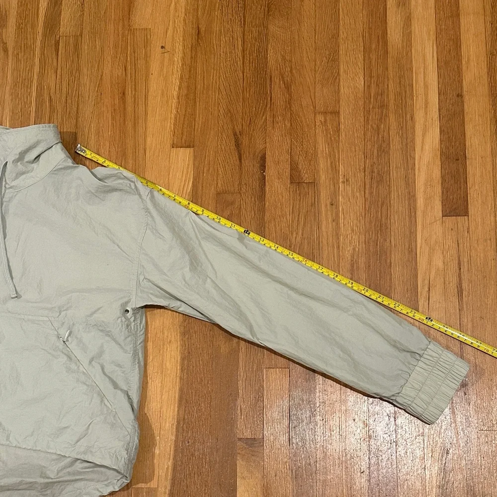 FLX | Women’s Light Green Quarter-Zip Nylon Pullover - Picture 14 of 16